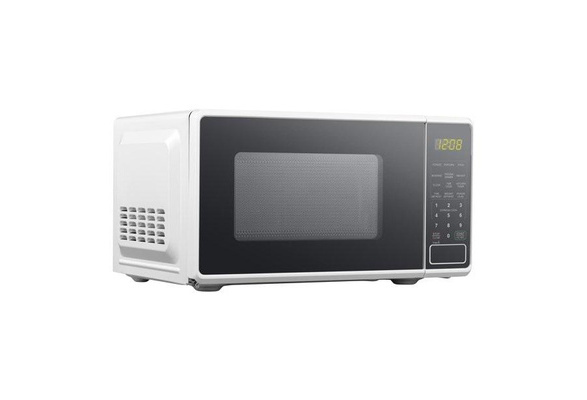 Mainstays 0.7 Cu Ft Compact Countertop Microwave Oven, White
