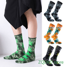 mens socks, leaf, mapleleaf, Socks