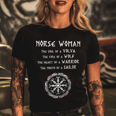 vikingshirt, Fashion, Graphic T-Shirt, warriorshirt