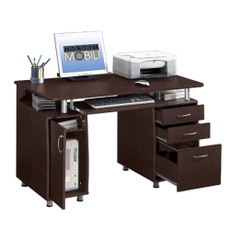 brown, 3drawer, Office, studytable