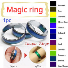 Couple Rings, Steel, Fashion, Magic