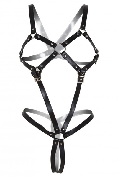 Leather Fancy Harness Body Fetish Women Bondage Mistress Fashion Lingerie Bdsm Gear Sex Toy 9569