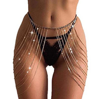 Luxury Crystal Bikini Bra Chest Belly Body Chains Jewelry for Women  Rhinestone Body Chain Necklace Bra Jewelry Gift