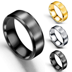 Steel, Men, wedding ring, rings for women