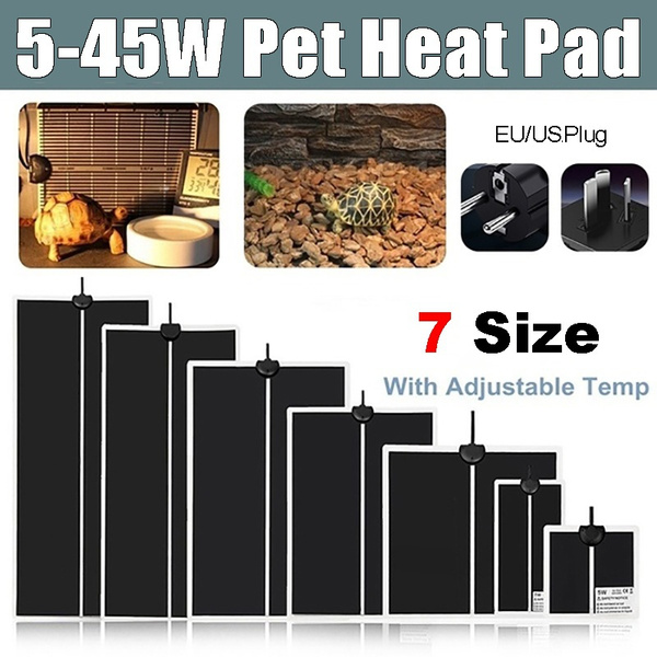 Reptile Heat Mat Heating Pad Pet Nest Thermostat with Temperature Adjustment Switch Wish