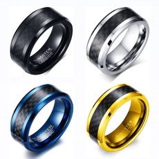 tungstenring, Fashion, wedding ring, titanium steel rings