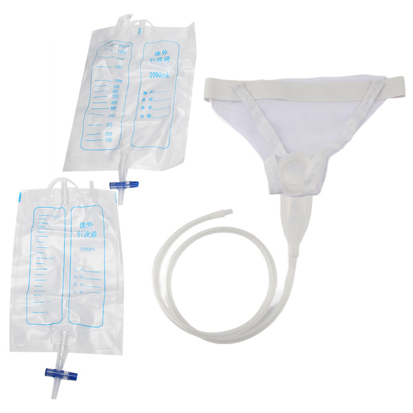 Women's / Men's Urine Bag,1000 Ml+2000 Ml Urinal Pee Reusable Pee ...