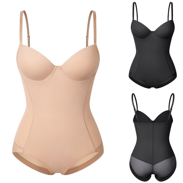 Body Shaping Bodysuit With Built-in Bra And Tummy Control
