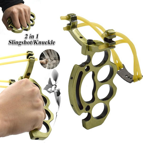 Brass Knuckles Professional Slingshot Outdoor Hunting Sling Shot
