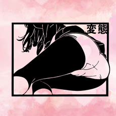 Car Sticker, Anime & Manga, Stickers & Vinyl Art, manggirl