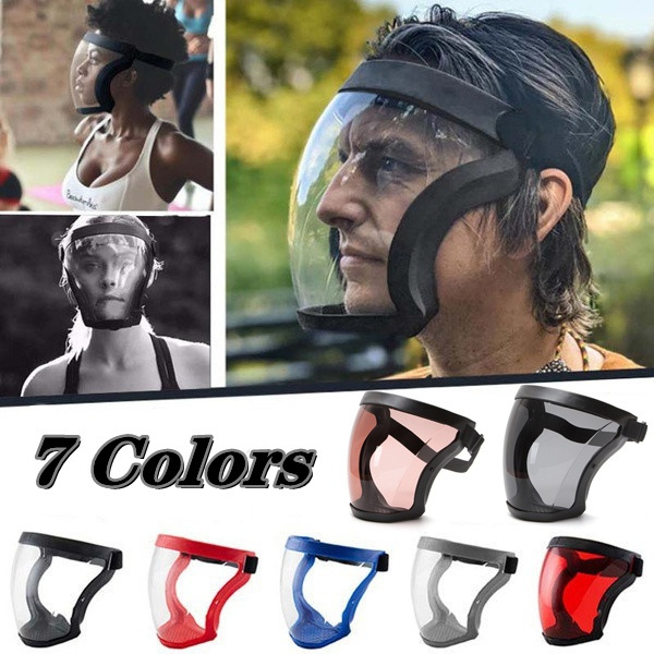 Full Face HighDefinition Protective Shields for Unisex Cycling Face