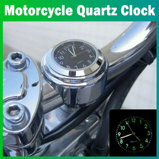 quartz, motorcyclepowersport, Aluminum, Clock