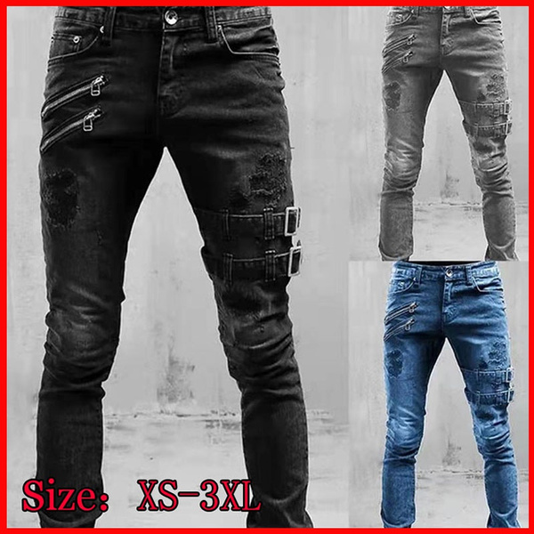 Mens Super Stretch Skinny Jeans Slim Fit Denim Pants Trousers All Waist  Sizes | eBay