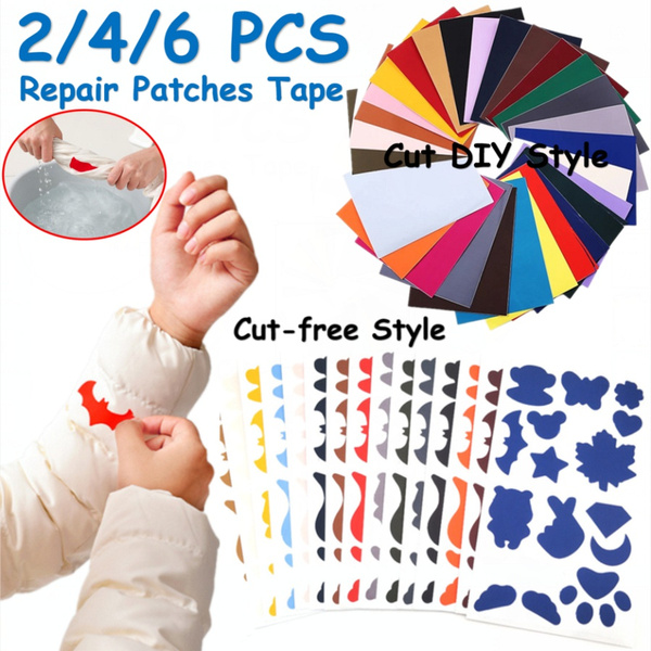 6/4/2pcs Tenacious Cutfree Patches Tape for Jackets, Blemish Patches