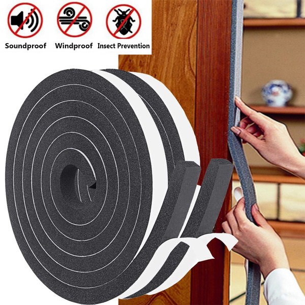 2M/Roll Foam Door Window Sealing Strip Home Insulation Tape Dustproof ...