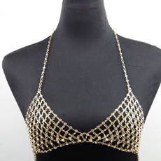 Chain Necklace, DIAMOND, sexy Women's Fashion, Chain