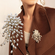 elegantpearlflowerbrooch, Fashion, Coat, Jewelry