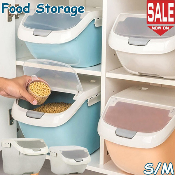Practical Kitchen Moistureproof Dry Food Sealed Box Rice Storage Box Kitchen Accessories
