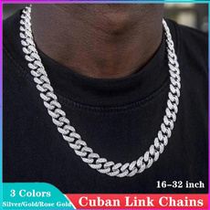 Chain Necklace, diamondchain, icedoutchain, Jewelry