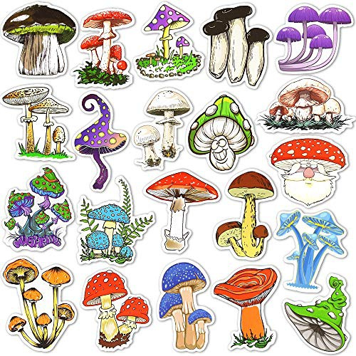 Cute Mushroom Stickers for Laptop Stickers for Kids Trippy Mushroom ...