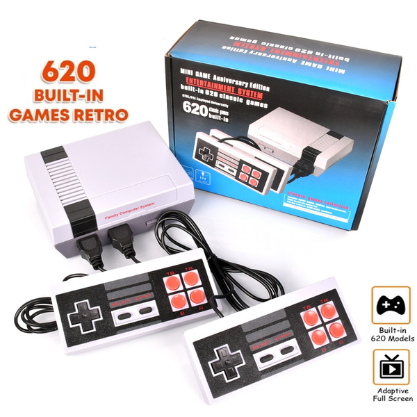 Classic Mini Game Console Childhood Game Consoles Built-in 620 Game 8-Bit  Console 