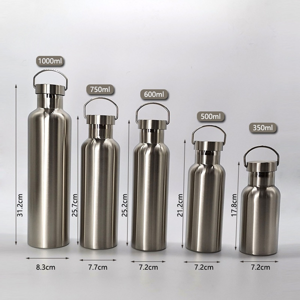 Double Wall Stainless Steel Water Thermos Bottle Keep Hot and Cold Vacuum  Flask