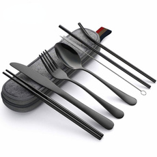 Forks, case, Stainless Steel, servingspoon