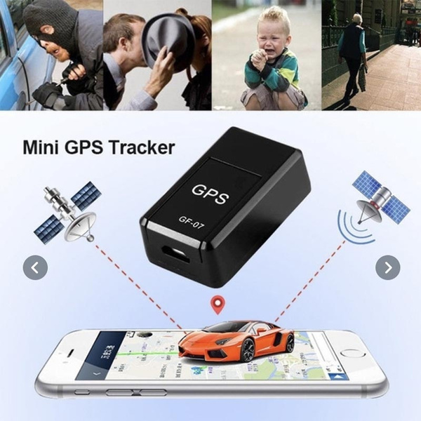 Gf07 carro gps tracker mini miniatura inteligente localizador em tempo ...