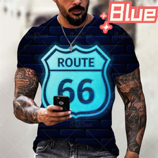 route66, short sleeves, Fashion, Shirt