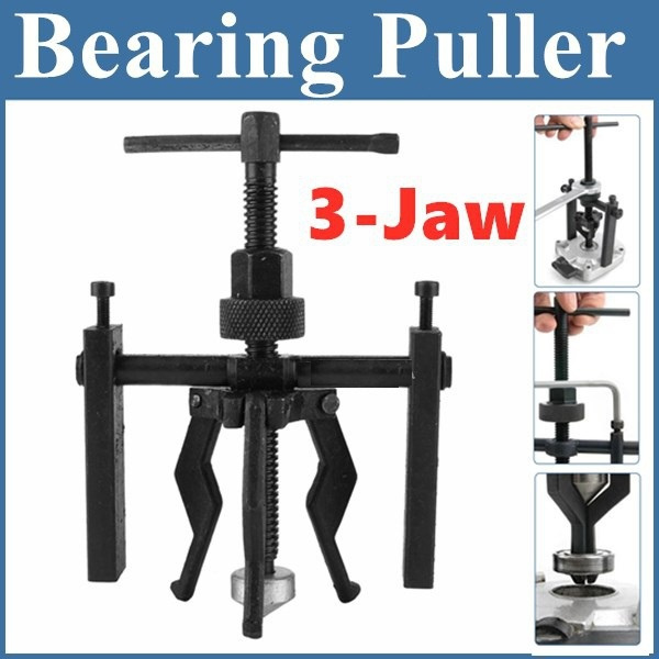 Bearing Puller, 3 Jaw Pullers Set Bushing Gear Extractor Wheel Bearing ...