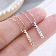 Sterling, DIAMOND, Chain, giftjewelry