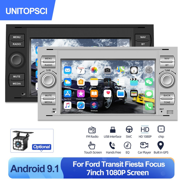 UNITOPSCI】New Android 9.1 Car Radio Stereo 2 Din 7'' Touch Screen