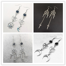 Jewelry, witchcraft, pagan, Crystal Earrings