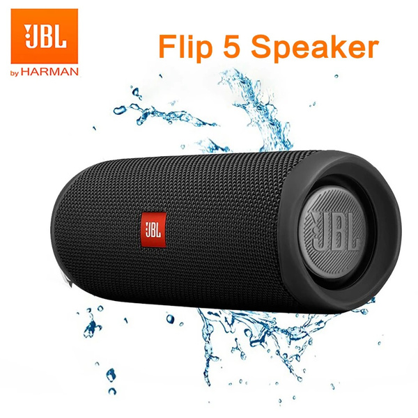 JBL FLIP 5, Waterproof Portable Bluetooth Speaker, Black ( 6 COLOR