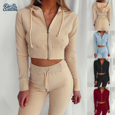 tracksuit for women, elastic waist, Clothes, Sleeve