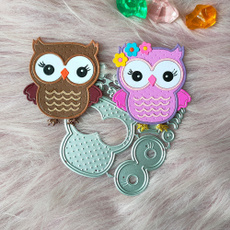 Owl, backgrounddie, embossingfolder, embossingfolderdie