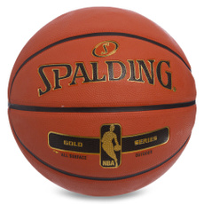 Basketball, gold, spalding, Sports & Outdoors