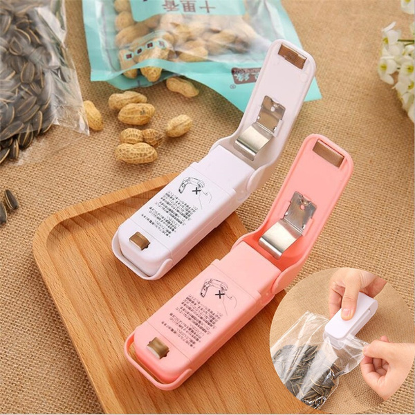 Mini Sealing Machine Snack Plastic Bag Sealer Hand Pressure Heat