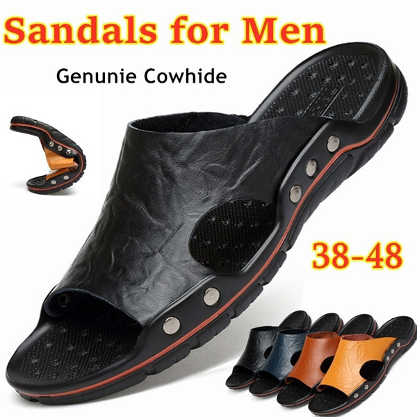 Mens hot sale studded sandals