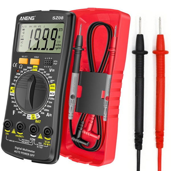 Professional Tool Digital Retractable Multimeter AC/DC Voltage Meter ...