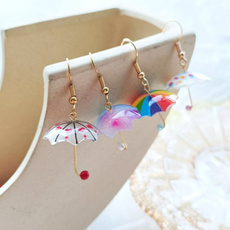 goldplated, cute, rainbow, Umbrella