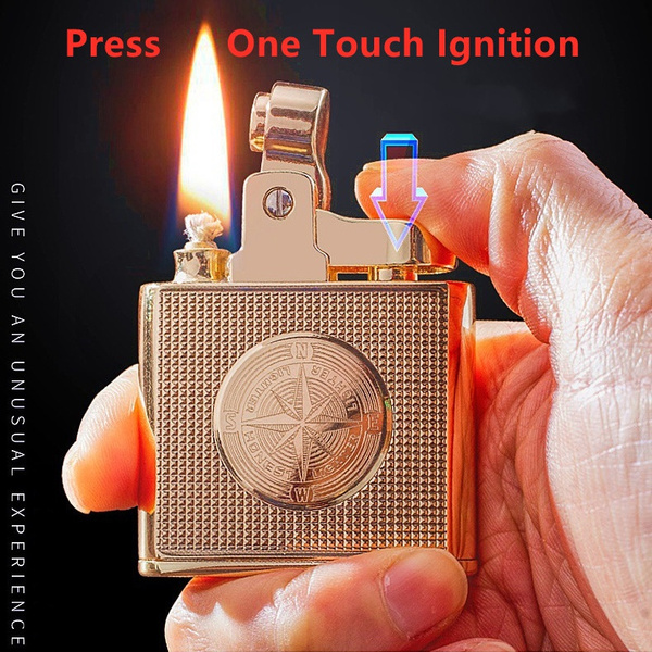 Genuine Honest Kerosene Lighter Retro Nostalgic Creative Press Ignition ...