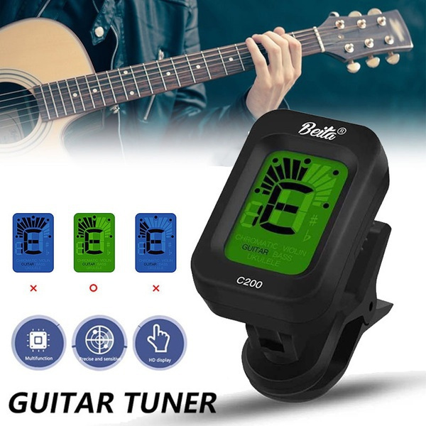 Folk Guitar Tuner Ukulele Bass Violin JOYO Tuner Tuner Electronic Tuner Wish