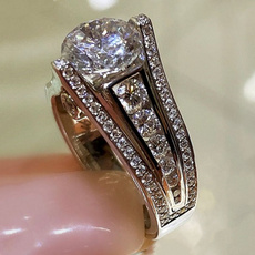 Beautiful, Sterling, Silver Jewelry, DIAMOND