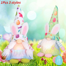 easterdecoration, lights, gnome, doll