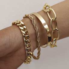 boho, chainbraceletforwomen, gold bracelet, Chain