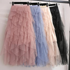 long skirt, longtulleskirt, ladiesskirt, Elastic