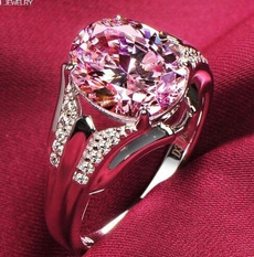 pink, Sterling, Pretty, pink sapphire