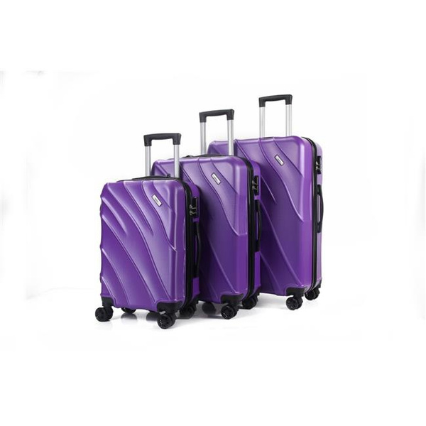 Mirage Luggage ML-86-PURPLE 28 in., 24 in. & 20 in. Irene Expandable ...