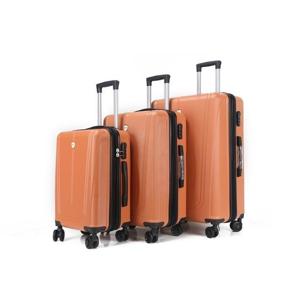 Mirage Luggage ML90PEACH 28 in., 24 in. & 20 in. Kira Expandable Abs